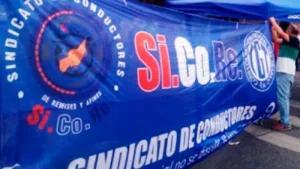 protesta del gremio Si.Co.Re