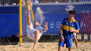 Con una goleada de Argentino, Rosario inició la Playa Olímpica camino a los Suramericanos 2026