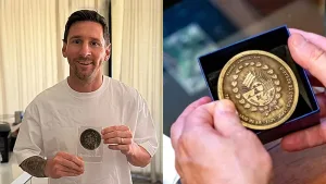 La ciudad cumple años y aplaude a su mayor creación: Messi recibió la medalla del Tricentenario de Rosario