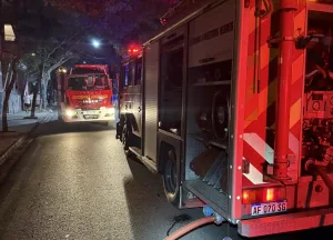 El 2026 arrancó en Rosario con el incendio de un departamento en el centro
