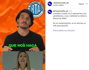Un sector de la CGT realizó una campaña contra Carolina Losada y 19 senadores más que apoyan la reforma laboral