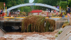 Temporal de lluvia, granizo y viento en Mendoza