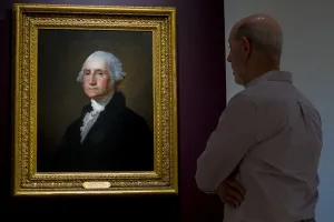 Un retrato de George Washington que inspiró su imagen en el dólar se vendió este viernes por una cifra millonaria