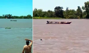 Encontraron a dos hombres asesinados a escopetazos dentro de una lancha a la deriva por el río Coronda