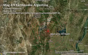 "Un sonido parecido a un trueno": los cordobeses sorprendidos por un sismo de 4.4 grados en la escala de Ritcher