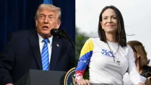 Corina Machado se reunió con Donald Trump y aseguró que cuenta con su apoyo "para la libertad de Venezuela"