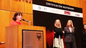 La esposa de Federico Sturzenegger