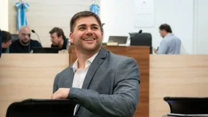 El concejal del Bloque Peronista, Pablo Basso