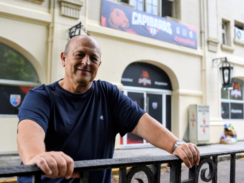 Carlos Fertonani, CEO de Capibaras XV, la franquicia del Litoral en el Súper Rugby Américas