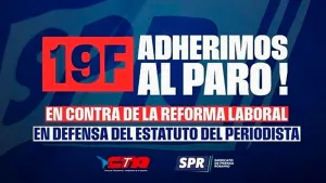 El Sindicato de Prensa Rosario adhiere al paro convocado por la CGT