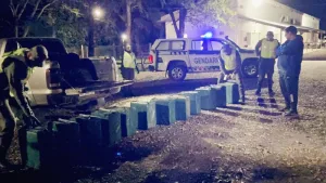 Gendarmeria incauta droga