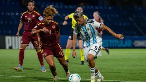 Kishi Núñez, jugadora de la Seleccion Argentina