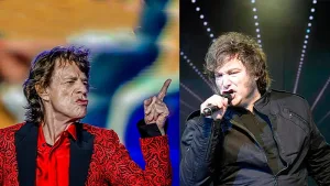 Inesperado: afirman que Mick Jagger quiere conocer a Javier Milei e iría “donde digan”