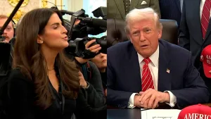 Trump atacó a otra periodista tras ser consultado por el caso Epstein: "Eres la peor periodista... Nunca te he visto sonreír"