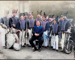 Familia Sarrasani con Esteban Sesso