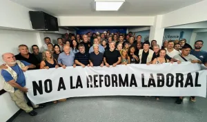 Protesta sindical en Rosario: movilización contra la reforma laboral de Mile