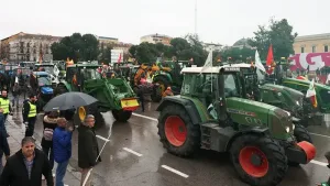 Miles de agricultores protestaron en Madrid por el acuerdo entre la UE y el Mercosur