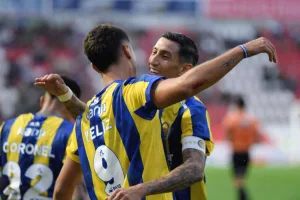 Final del primer tiempo en Santa Fe: con goles de Julián Fernández y Alejo Veliz, Central derrota 2-0 a Sportivo Belgrano de San Francisco en su debut en Copa Argentina