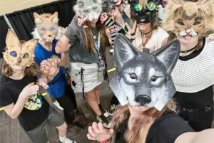 Y también llegó a San Lorenzo: juntada therian en el Campo de la Gloria