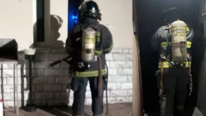 Investigan un doble ataque incendiario contra la sede de la Uocra en San Lorenzo