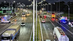 Tercer carril, aupista a Santa Fe