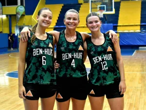 El básquet en la piel: sueño cumplido para Daniela Oldani y sus hijas Abril y Aymará en la primera de Ben Hur