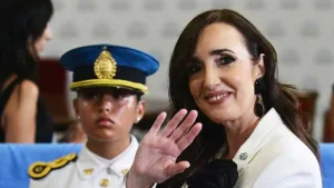 La vicepresidenta de la Nación, Victoria Villarruel
