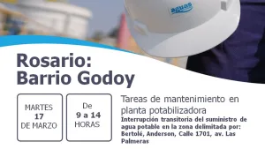 Rosario: Estaremos trabajando en Barrio Godoy