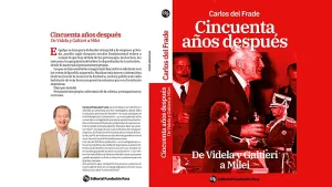 Carlos del Frade lanza su nuevo libro: "Cincuenta años después. De Videla y Galtieri a Milei"