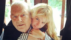 Esmeralda Mitre y su padre Bartolomé Mitre