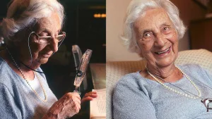 Eugenia Sacerdote de Lustig. Créditos de ambas fotos: Marcelo Aballay