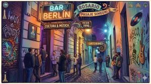 Bar berlin, imagen generada con IA
