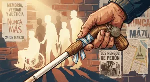 Los rengos de Perón, imagen realizada con IA