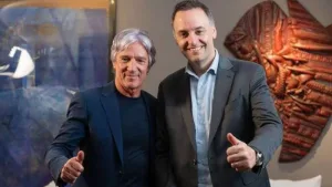 Marcelo Grandio y Manuel Adorni