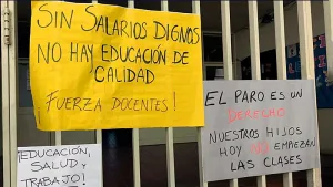 Paro docente con escuelas abiertas en el inicio de clases en Santa Fe