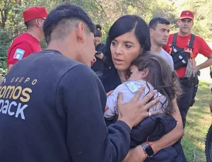 Apareció en La Falda la pequeña Esmeralda, que había desaparecido en Cosquín: estaba en una zona que ya había sido rastrillada