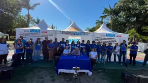 Conferencia de prensa: Amsafé instaló la carpa blanca en Reconquista