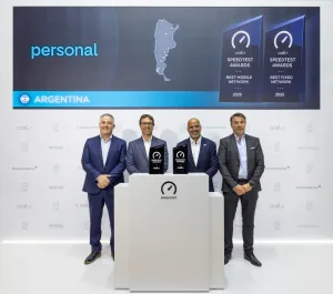 Personal recibe el premio a la mejor red fija y móvil de la Argentina