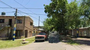 La cuadra de Donado al 1100 bis donde apuñalaron al vecino.