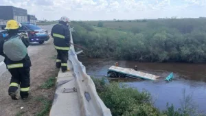 Autopista Rosario-Córdoba: finalmente hallaron muerto a un camionero tras caer al arroyo Tortugas