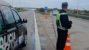 Temporal en el sur santafesino: desvíos en la autopista Rosario-Córdoba