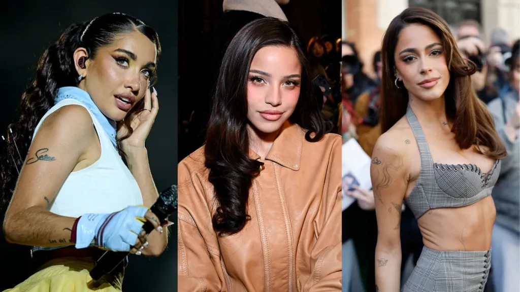 Emilia y Duki, su pareja, frente común ante la situación de conflicto con Tini y María Becerra