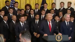 Messi fue a la Casa Blanca junto al plantel de Inter Miami y se sacó una foto con Donald Trump