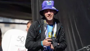 Memoria, Verdad, Justicia: Pablo Grillo se sumó a la marcha en Plaza de Mayo por los 50 años del Golpe de Estado