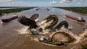 Opinión: bajo bandera belga, la batalla silenciosa entre EE.UU. y China por el futuro del río Paraná