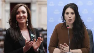 Victoria Villarruel y la diputada Sabrina Ajmechet