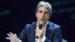 El ministro de Economía, Luis Caputo