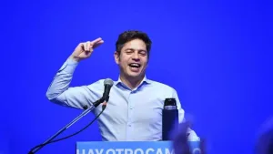 El gobernador bonaerense, Axel Kicillof