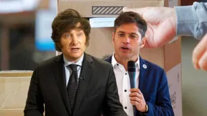 Javier Milei y Axel Kicillof