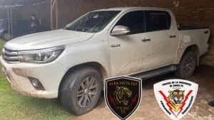 Serodino: violenta entradera con final de vehículo recuperado